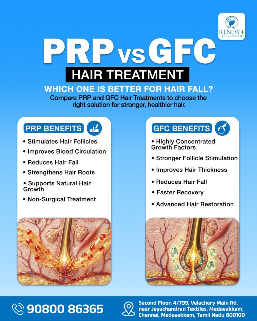 PRP and GFC comparison